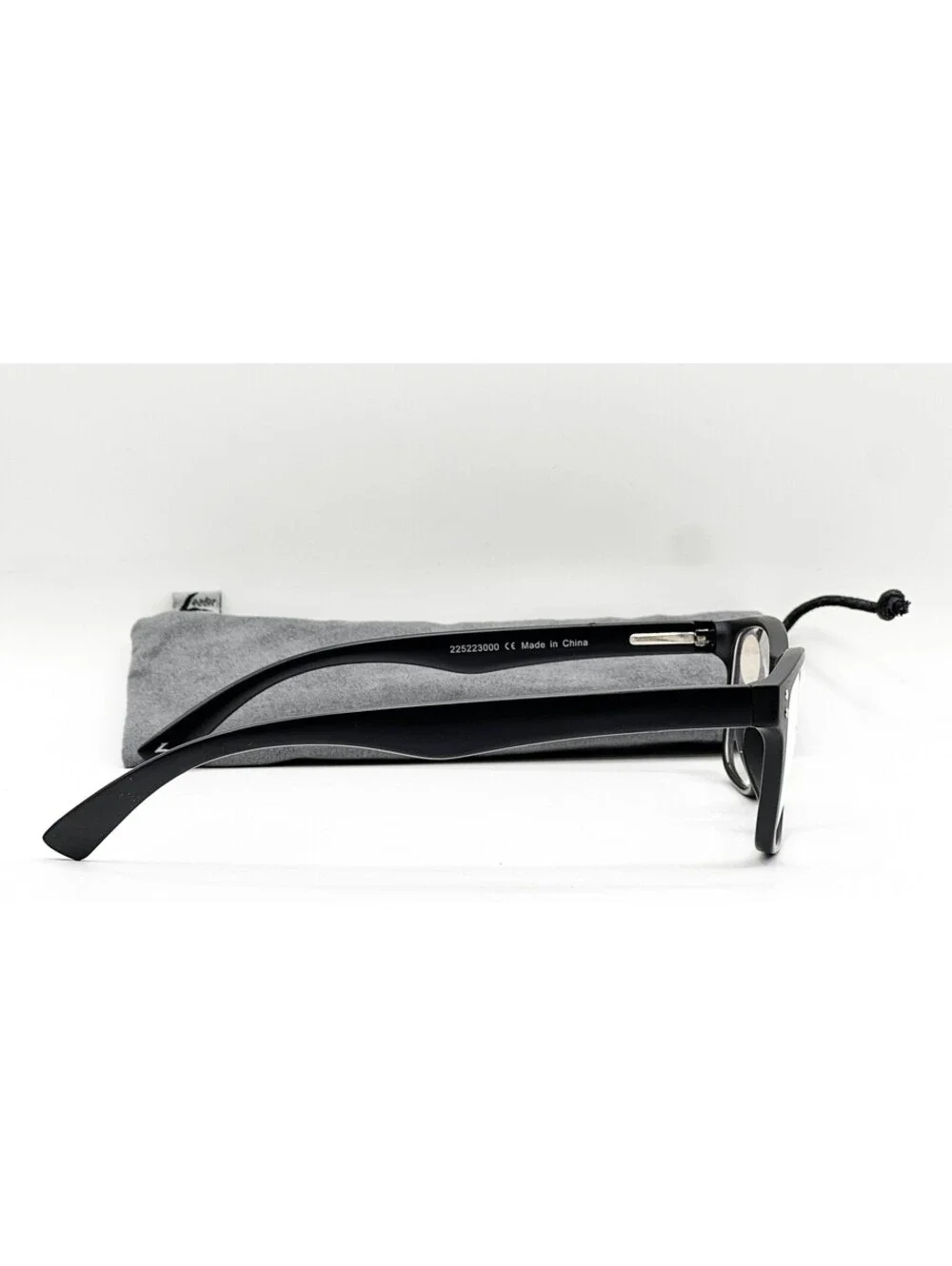 Leader 225223000 Matte Black Safety Authentic Eyeglasses 49-17-140